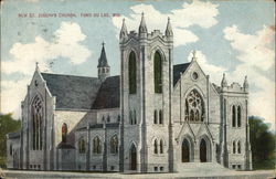 New St. Joseph's Church Fond Du Lac, WI Postcard Postcard Postcard
