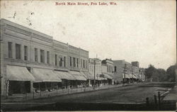 North Main Street Fox Lake, WI Postcard Postcard Postcard