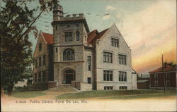 Public Library Fond du Lac, WI Postcard Postcard Postcard