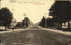 Main Street Looking South Postcard