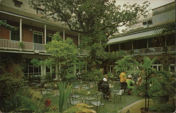 Brennan's French Restaurant - Patio New Orleans Louisiana