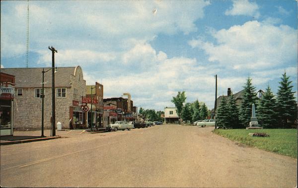 Main Street Woodruff Wisconsin