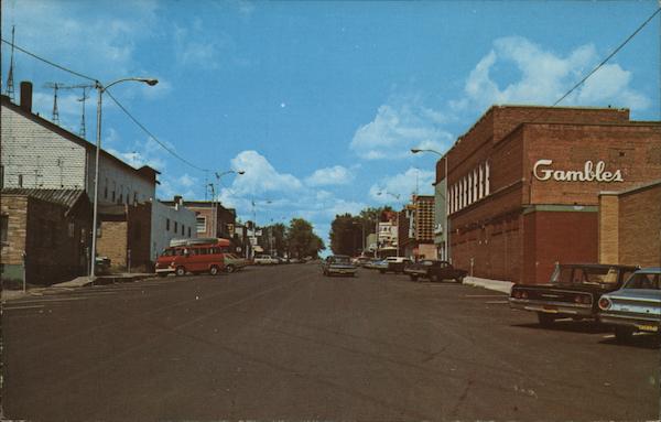 Street Scene Park Falls Wisconsin Don Bingham