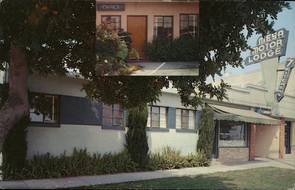 Mesa Motor Lodge Los Angeles California