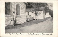 Greetings from Hagen Resort Aitkin, MN Postcard Postcard Postcard