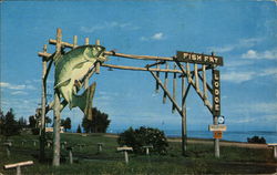 Fish Fry Lodge, 9699 North Shore Drive Postcard