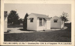 Pine Lake Cabins Columbiana, OH Postcard Postcard Postcard