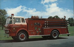 Boyer Pumper Trucks Postcard Postcard Postcard