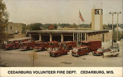 Cedarburg Volunteer Fire Dept. Wisconsin Postcard Postcard Postcard