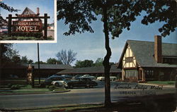 Lincoln Lodge Motel Urbana, IL Postcard Postcard Postcard