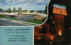 Aqua City Motel Postcard