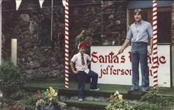 Enjoying a Day at Santa's Summer Home Jefferson, NH Postcard Postcard Postcard
