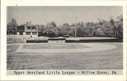 Upper Moreland Little League Willow Grove, PA Postcard Postcard Postcard