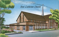 First Lutheran Church Waterloo, IA Postcard Postcard Postcard