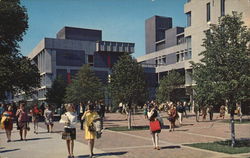 Mugar Plaza and the George Sherman Student Union Boston, MA Postcard Postcard Postcard