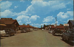 Main Street Lac du Flambeau, WI Postcard Postcard Postcard