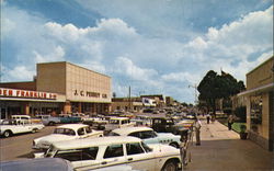 Busy Day on Main Street Postcard