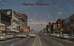 Tower Avenue Superior, WI Postcard Postcard Postcard