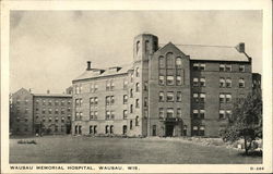 Wausau Memorial Hospital Wisconsin Postcard Postcard Postcard