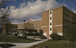 Allen Hall, University of Illinois Postcard