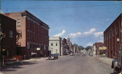 Main Street looking East Merrill, WI Postcard Postcard Postcard