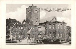 Embury Methodist Church Freeport, IL Postcard Postcard Postcard