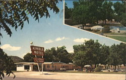 Kimble Motel, U.S. Highways 83-290-377 Postcard