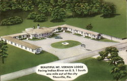 Mt. Vernon Lodge Titusville, FL Postcard Postcard Postcard