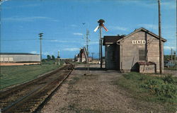 Illinois Central Passenger Depot Postcard