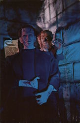 Frankenstein and Wolf Man Postcard