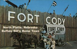 Fort Cody Trading Post Postcard