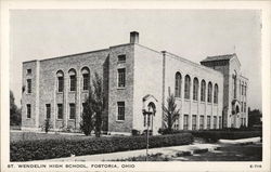 St. Wendelin High School Fostoria, OH Postcard Postcard Postcard