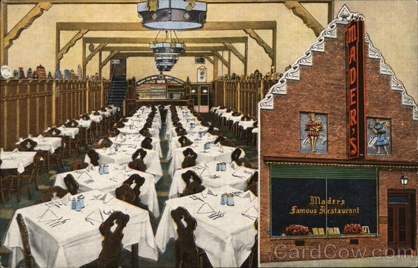 Mader's Restaurant Milwaukee Wisconsin