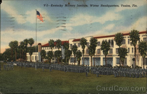 V-3-Kentucky Military Institute, Winter Headquarters, Venice, Fla. Sarasota Florida