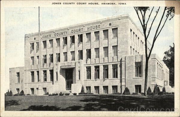 Jones County Court House Anamosa Iowa