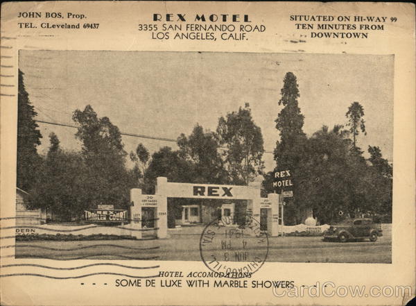 Rex Motel Los Angeles California