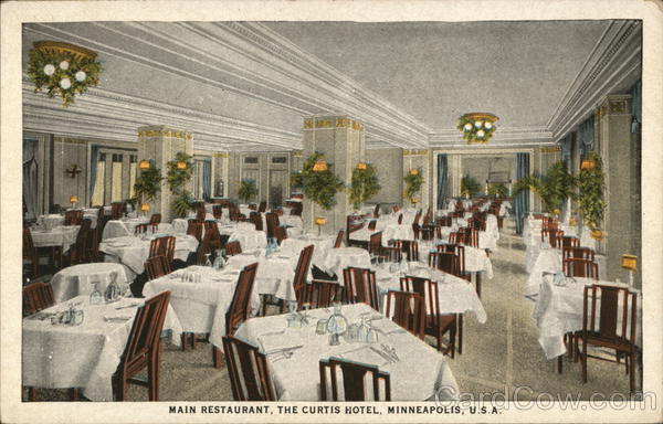 The Curtis Hotel - Main Restaurant Minneapolis Minnesota