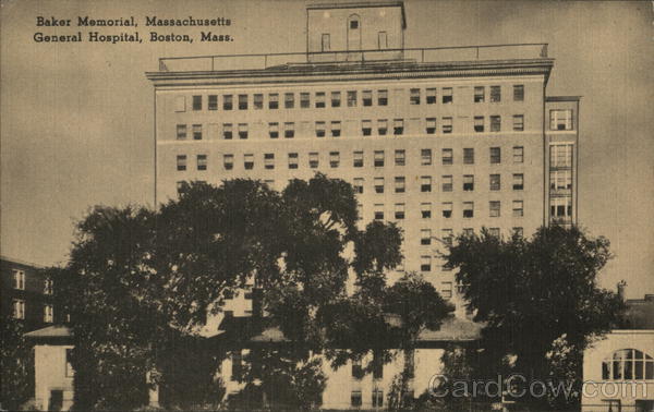 Baker Memorial and General Hospital Boston Massachusetts