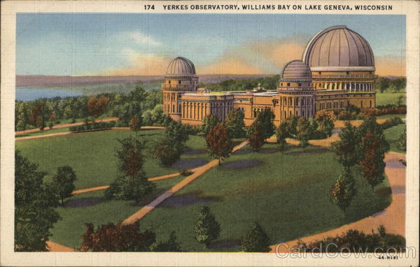 Yerkes Observatory, Williams Bay Lake Geneva Wisconsin