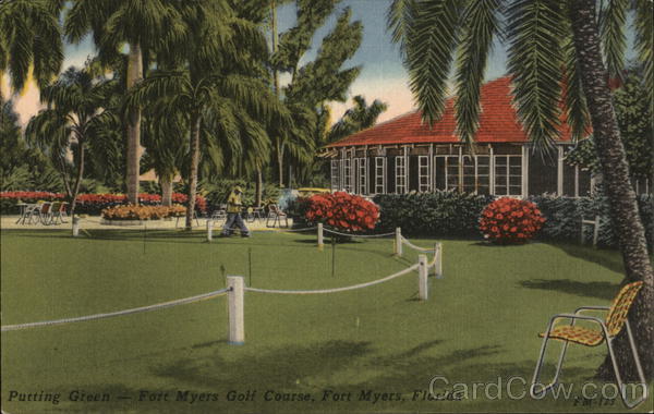 Putting Green--Fort Myers Golf Course Florida