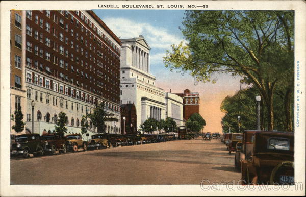Street View, Lindell Boulevard St. Louis Missouri