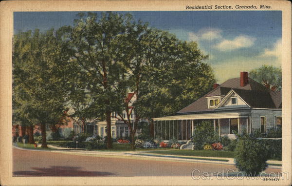 Residential Section Grenada Mississippi