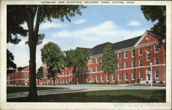 Veterans New Quarters, Soldiers Home Dayton Ohio