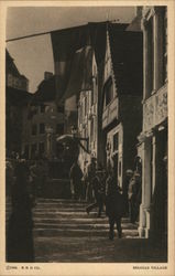 Belgian Village Postcard