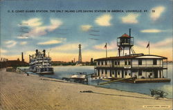 US Coast Guard Station Postcard