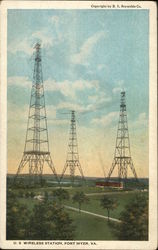 U.S. Wireless Station Postcard