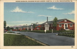 Nurses' Barracks, Woodrow Wilson General Hospital Postcard