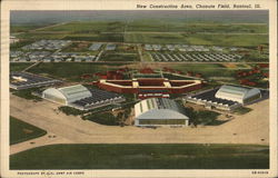 New Construction Area, Chanute Field Postcard