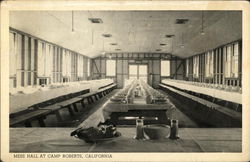 Mess Hall, Camp Roberts San Miguel, CA Postcard Postcard Postcard