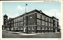 High School Oskaloosa, IA Postcard Postcard Postcard